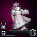 Cosmic Maids Marines - Captain Tabletop Sci Fi Miniature Wargaming Proxy