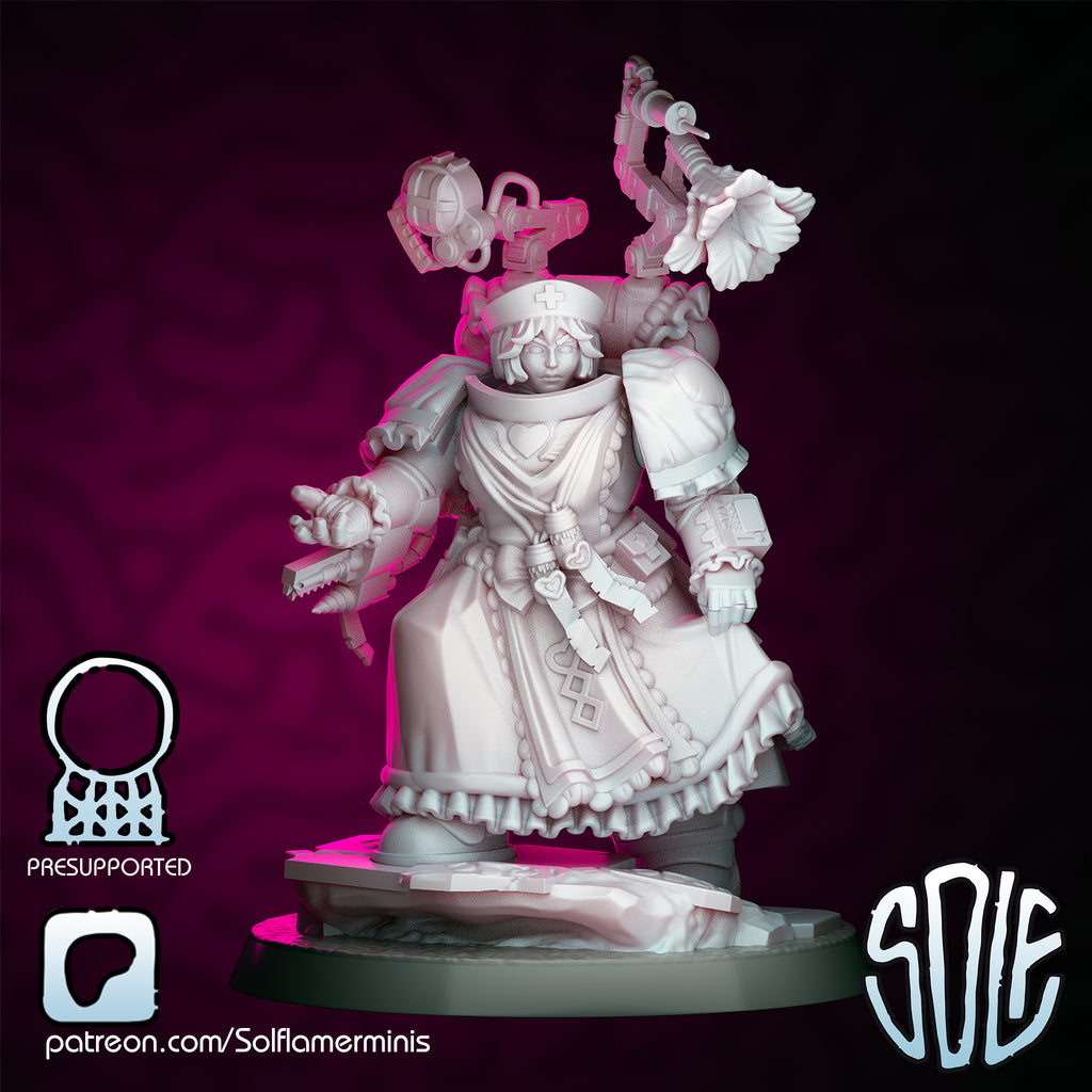 Cosmic Maids Marines - Apothecary Tabletop Sci Fi Miniature Wargaming Proxy