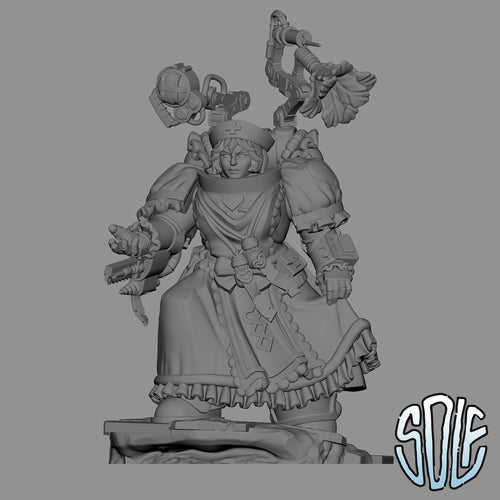Cosmic Maids Marines - Apothecary Tabletop Sci Fi Miniature Wargaming Proxy