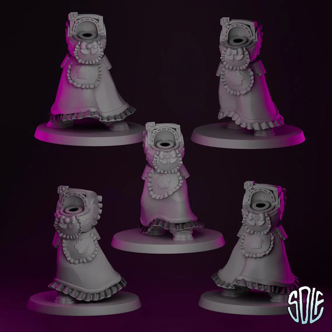 Maid Marines - Terminators Tabletop Sci Fi Miniature Wargaming Proxy