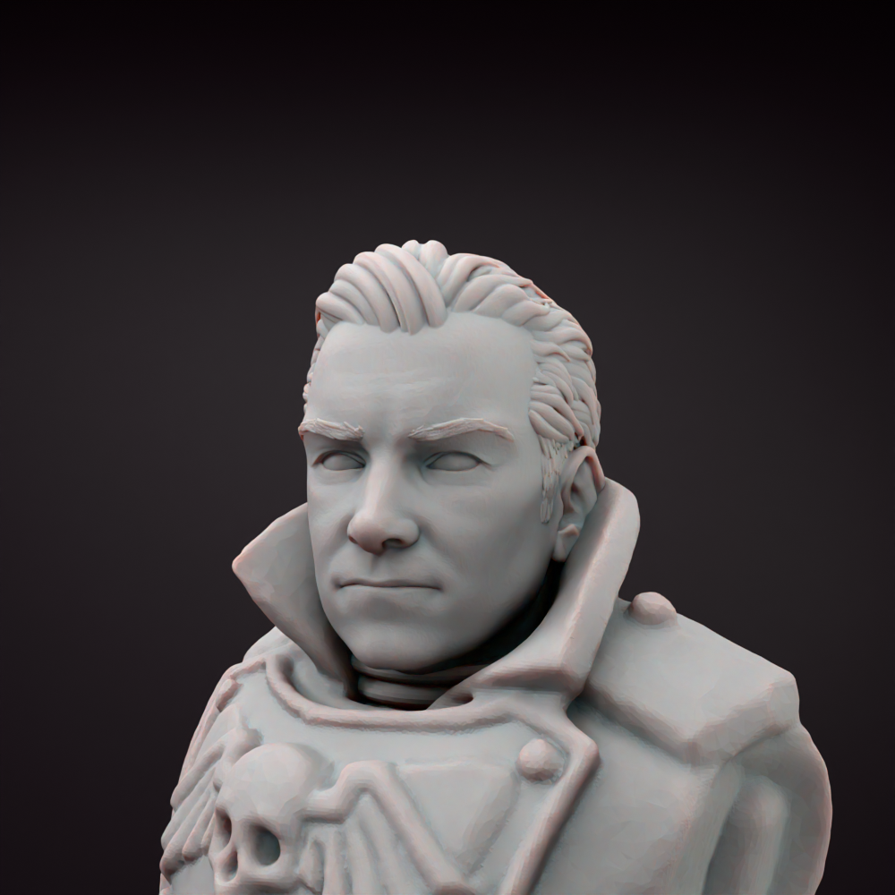 Celebrity Space Marine Solider Heads Tabletop Sci Fi Miniature Heads Helmets