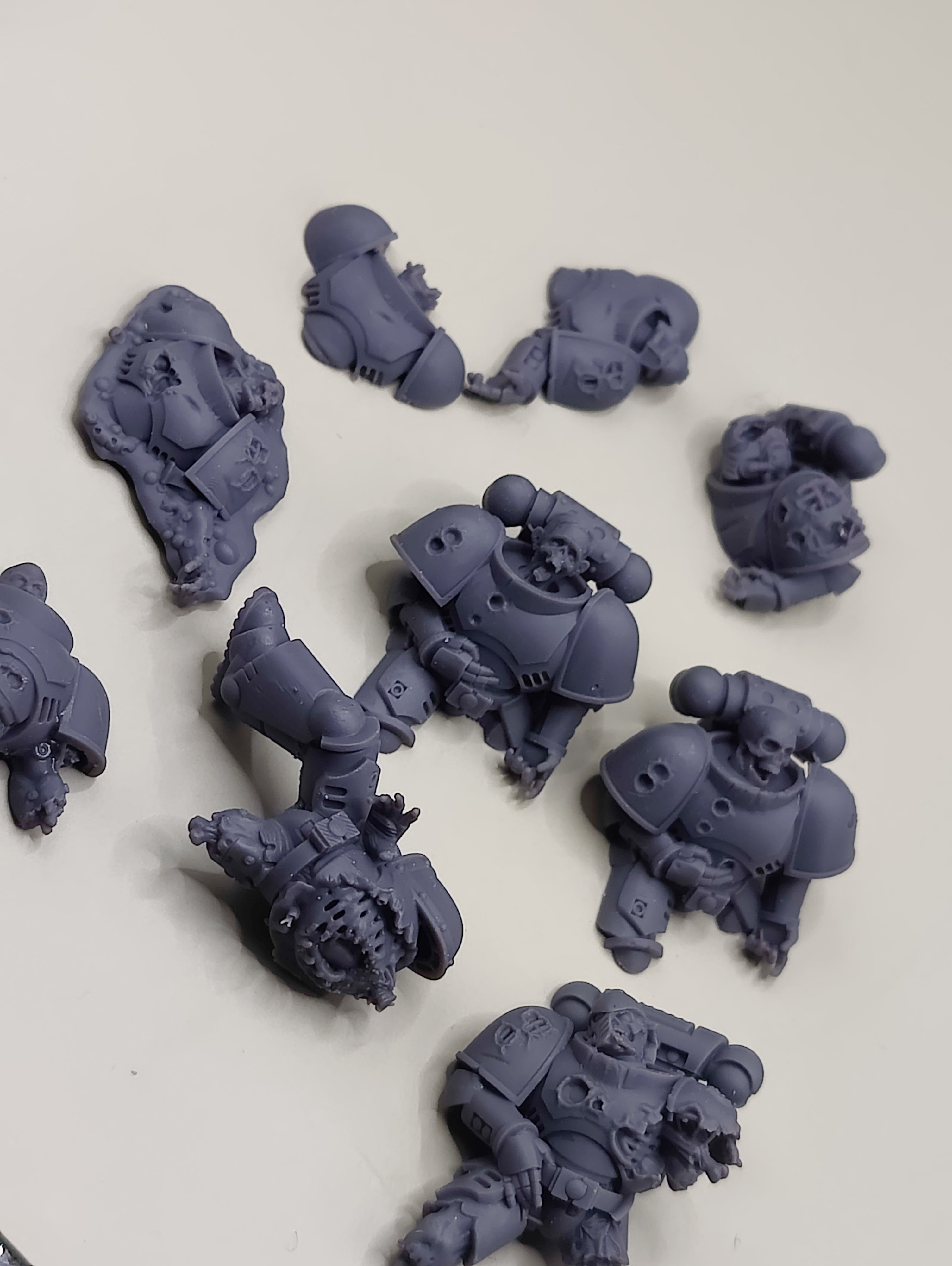 Dead Space Soldier Corpses x9 Basing Bits Tabletop Sci Fi Miniature Wargaming Proxy