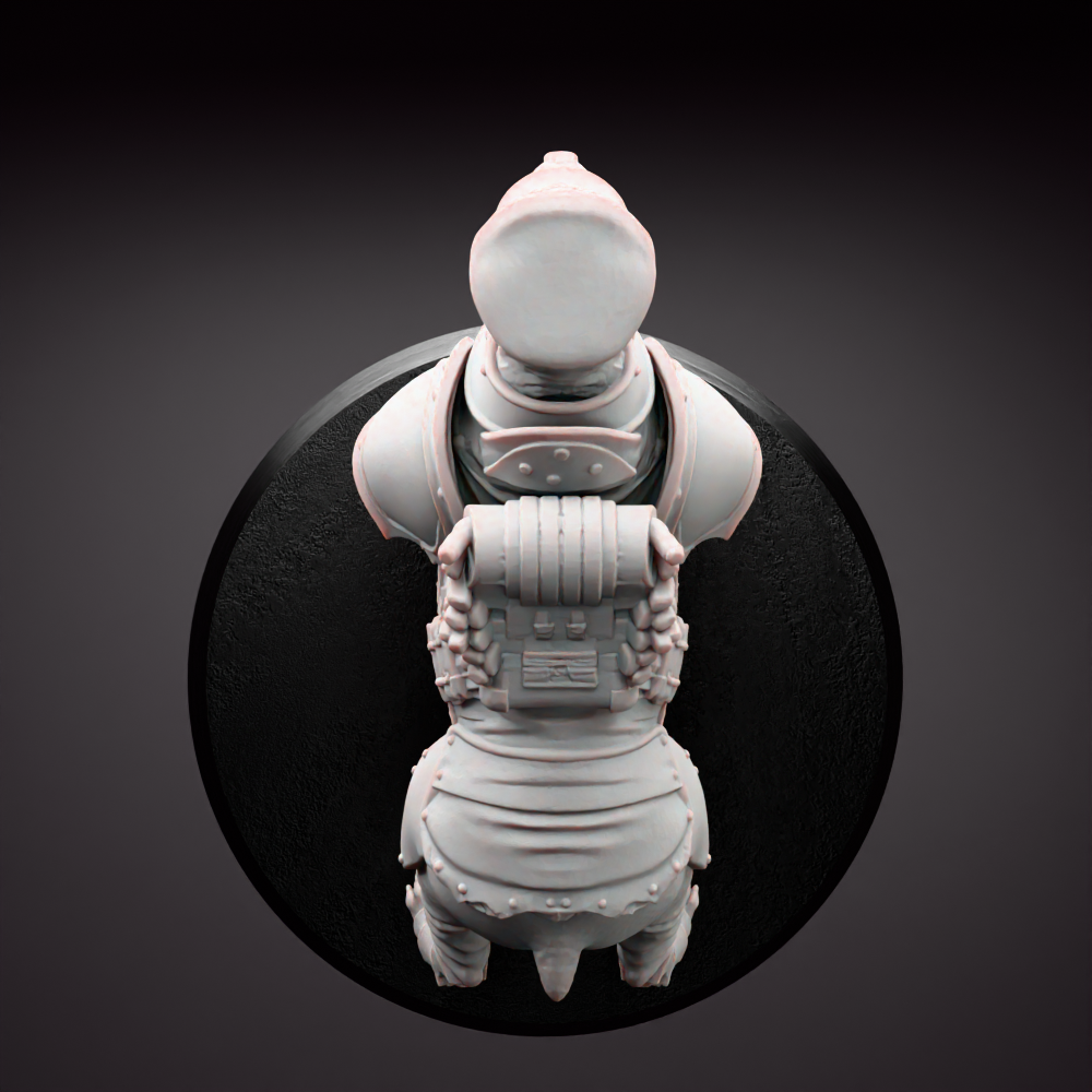 Grimdark Dog Guard Model Trench Crusade Tabletop Sci Fi Gift Wargaming Proxy