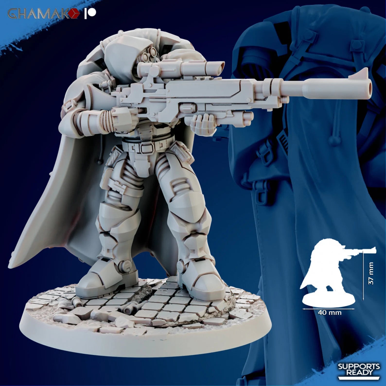 Eliminators - Ghamak Sci FI Marines Tabletop Sci Fi Miniature Wargaming Proxy