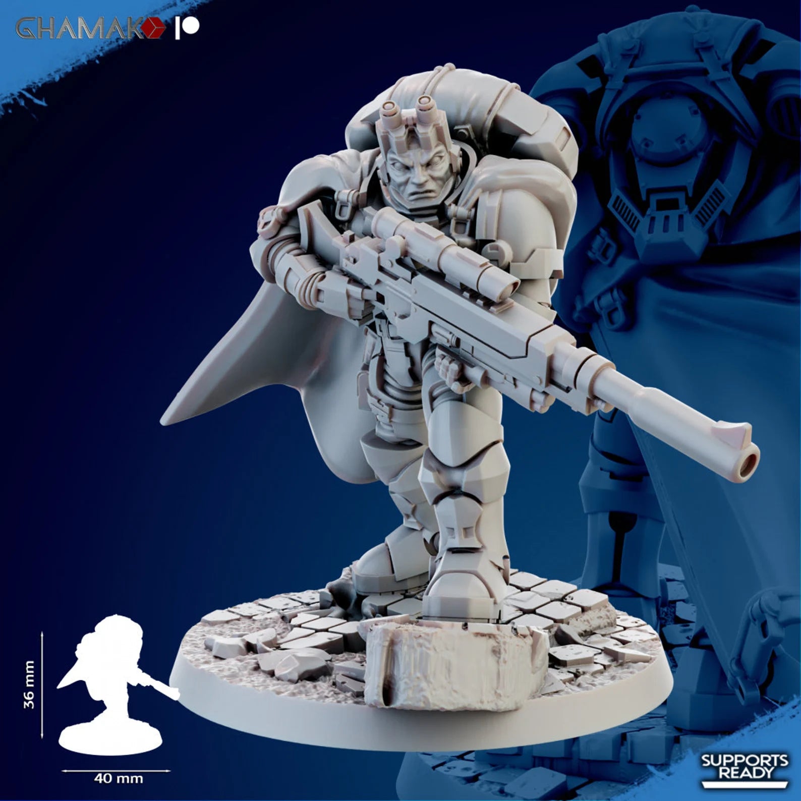 Eliminators - Ghamak Sci FI Marines Tabletop Sci Fi Miniature Wargaming Proxy