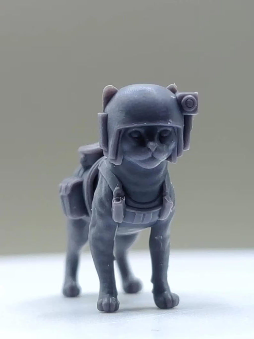 Grimdark Imperial Cat Model Tabletop Sci Fi Model Proxy