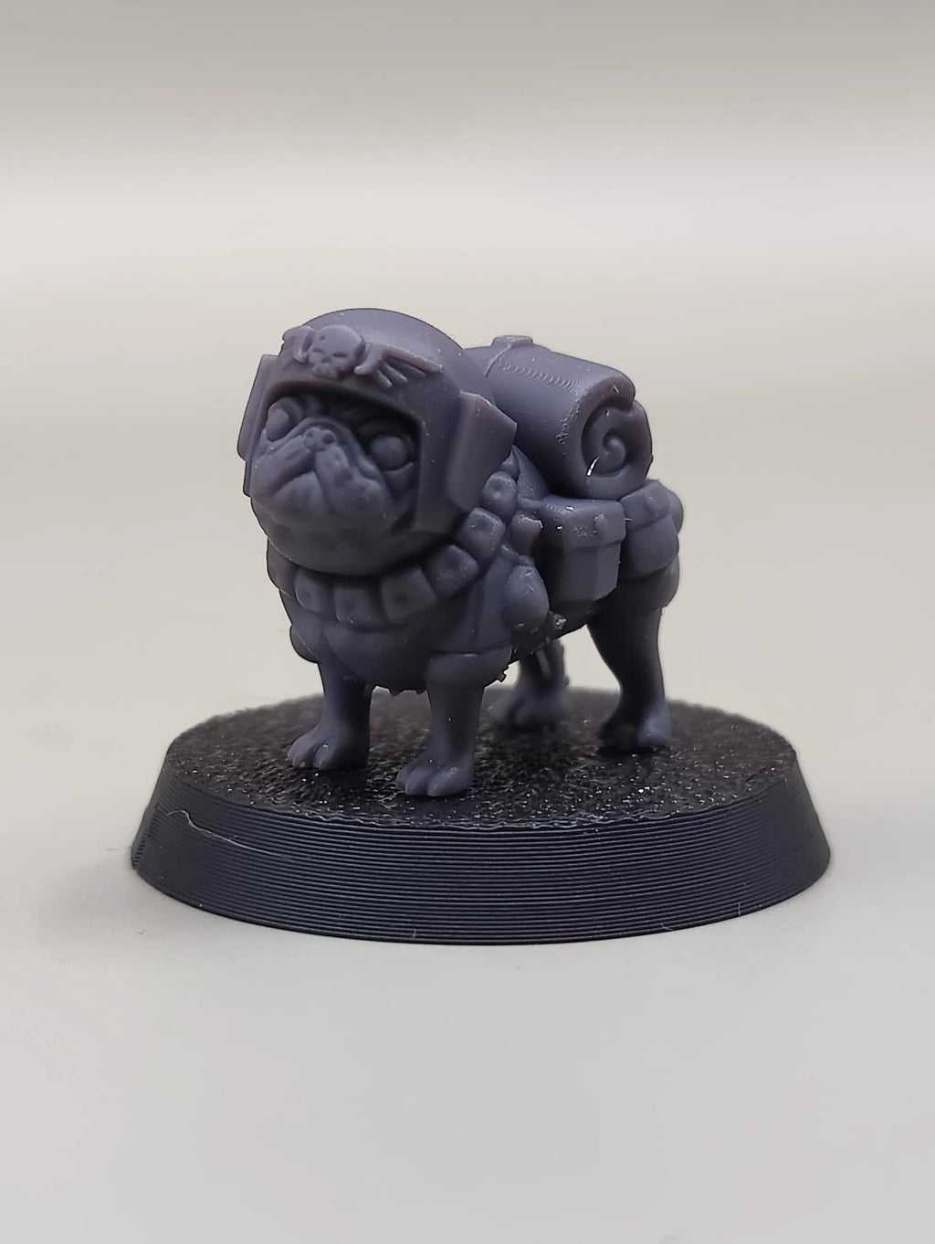 Grimdark Imperial Pug Guard Model Gift