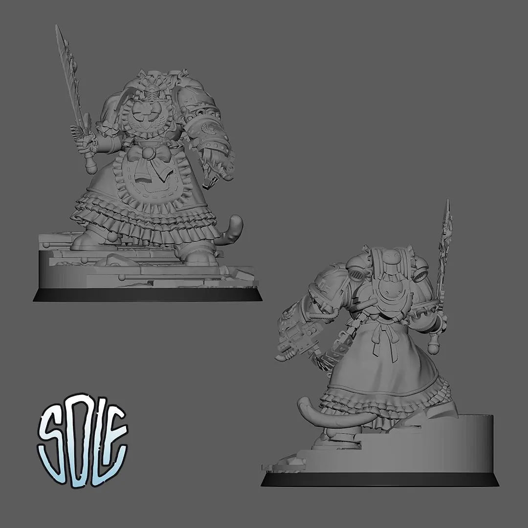 Maid Marines - Primarch Tabletop Sci Fi Miniature Wargaming Proxy