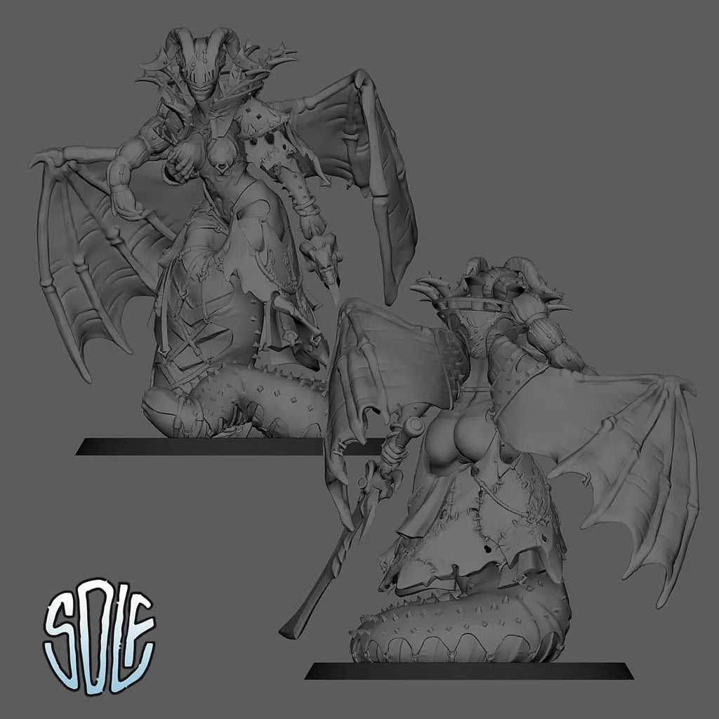 Princess Of Pleasure Demon Tabletop Sci Fi Miniature Wargaming Proxy