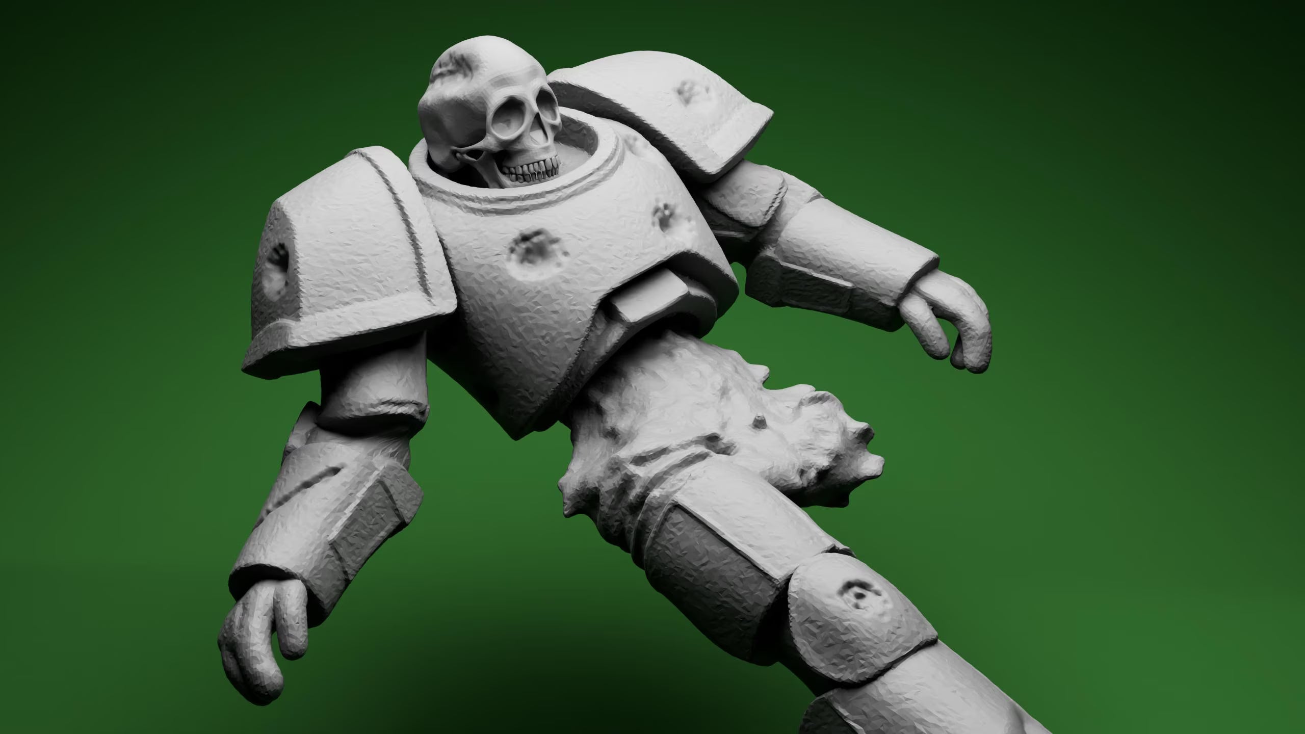 Wounded Grimdark Space Solider Corpses Tabletop Sci Fi Miniature Wargaming Proxy