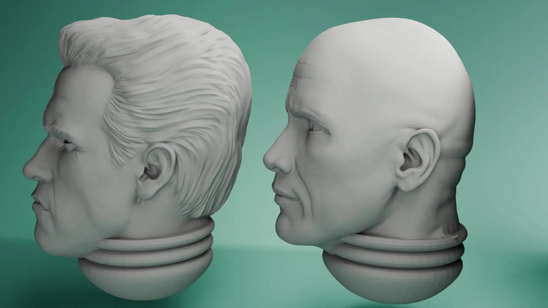 Celebrity Space Solider Heads 2.0 Tabletop Sci Fi Miniature Wargaming Proxy