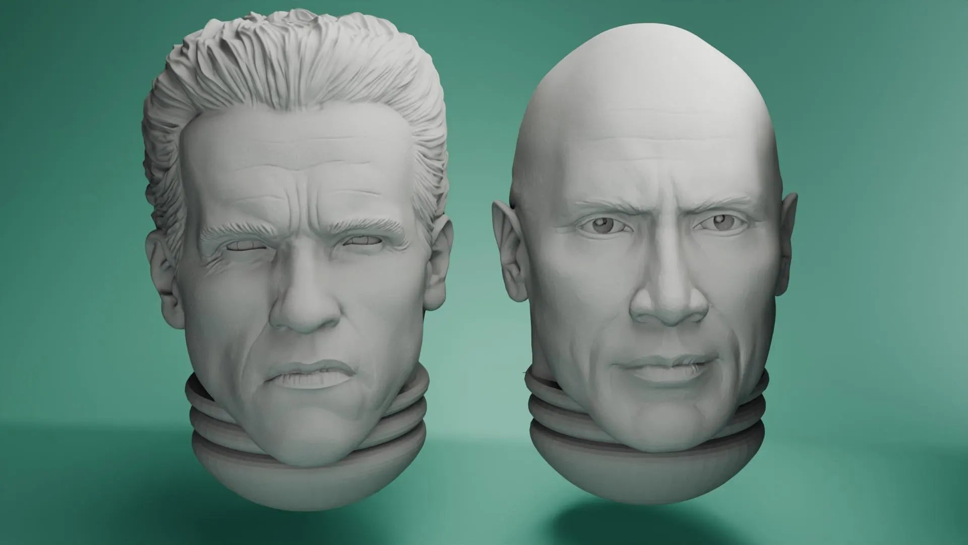 Celebrity Space Solider Heads 2.0 Tabletop Sci Fi Miniature Wargaming Proxy