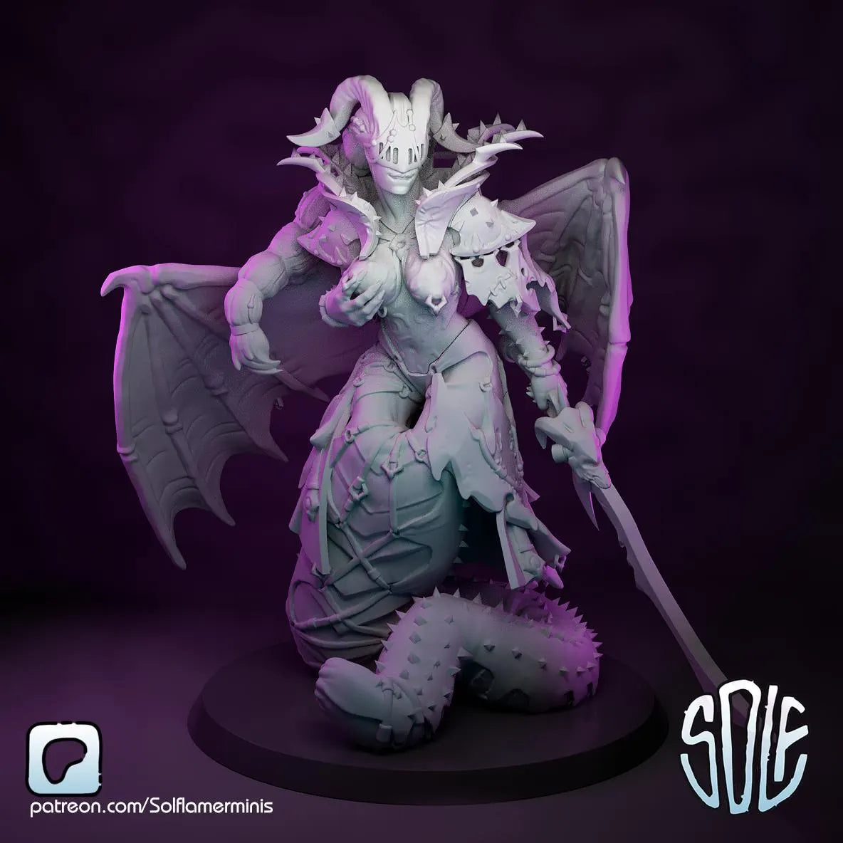 Princess Of Pleasure Demon Tabletop Sci Fi Miniature Wargaming Proxy