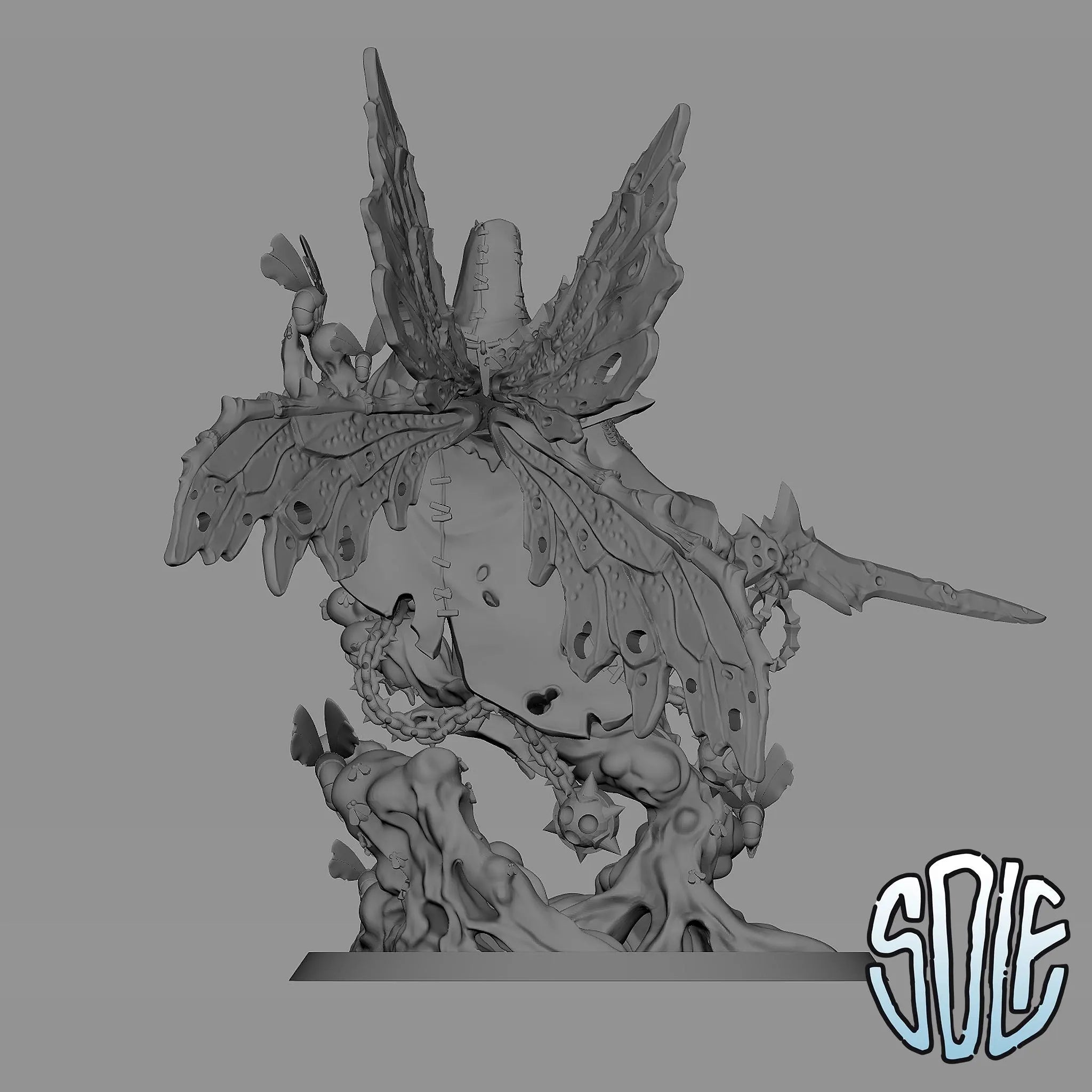 Princess Of Flies Demon Tabletop Sci Fi Miniature Wargaming Proxy