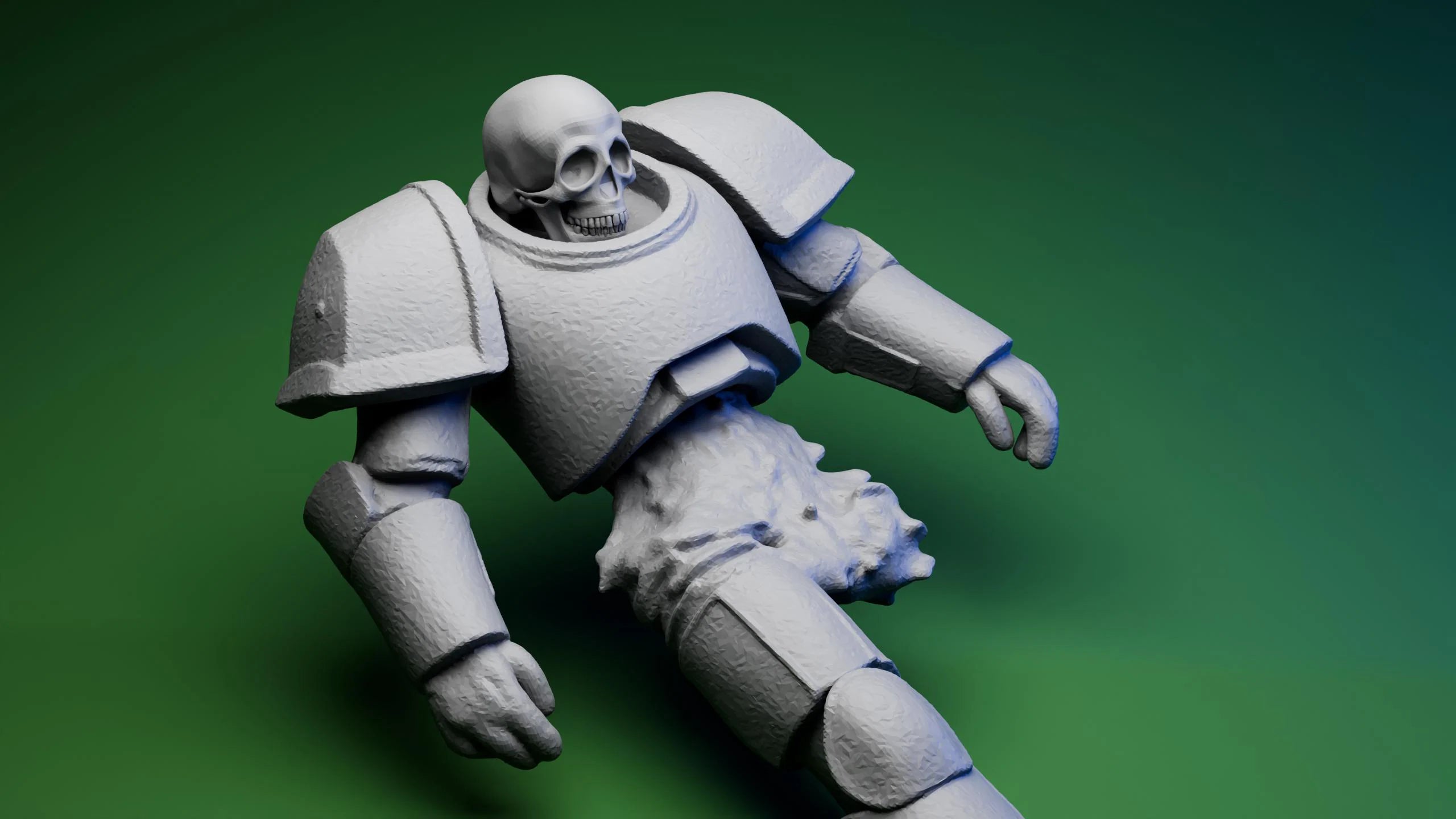 Wounded Grimdark Space Solider Corpses Tabletop Sci Fi Miniature Wargaming Proxy