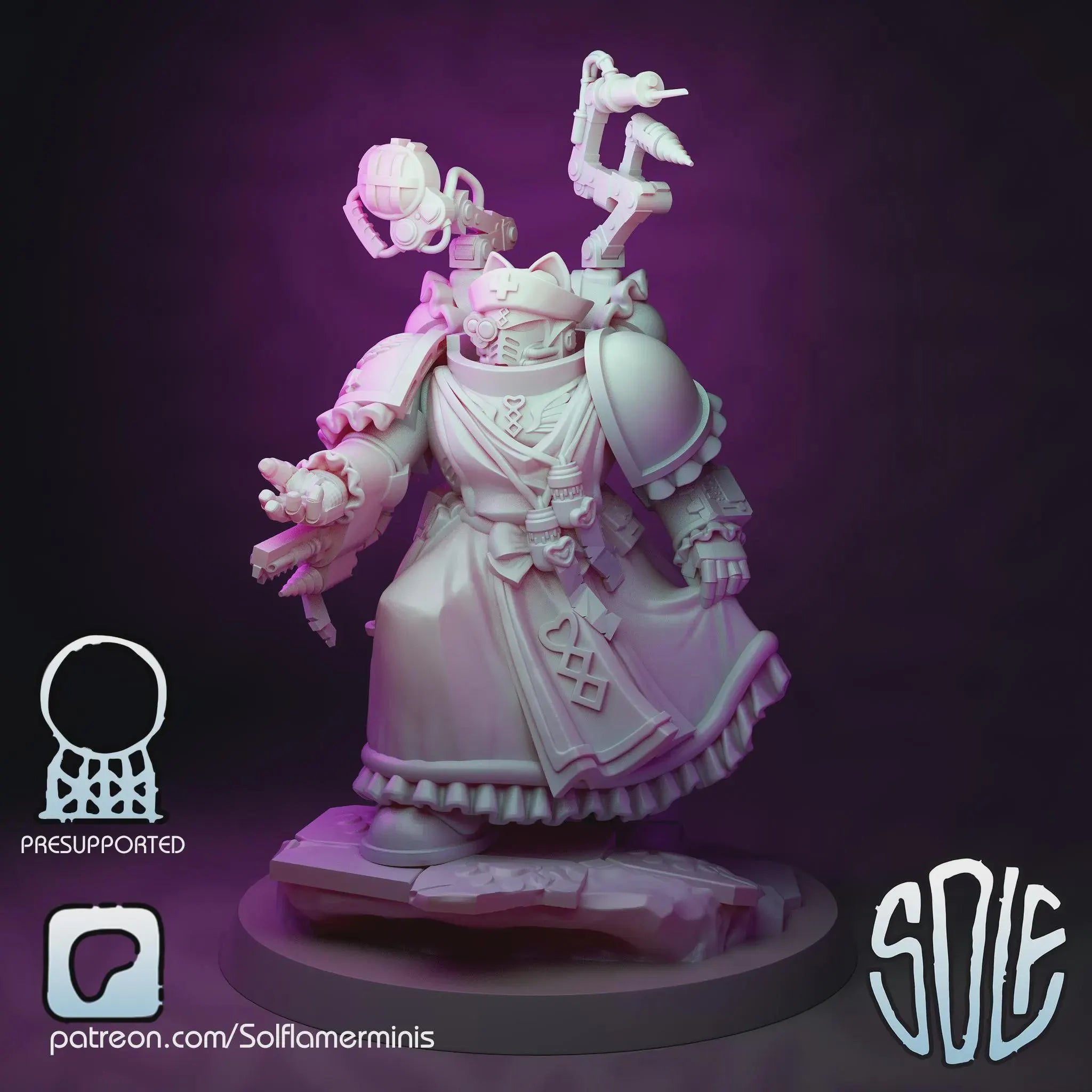 Maid Marines - Apothecary Tabletop Sci Fi Miniature Wargaming Proxy