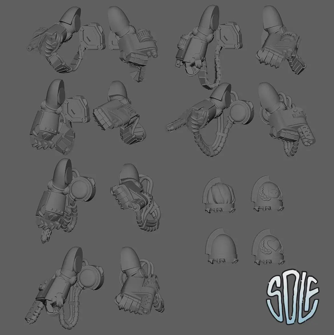 Maid Marines - Aggressive Maids Tabletop Sci Fi Miniature Wargaming Proxy