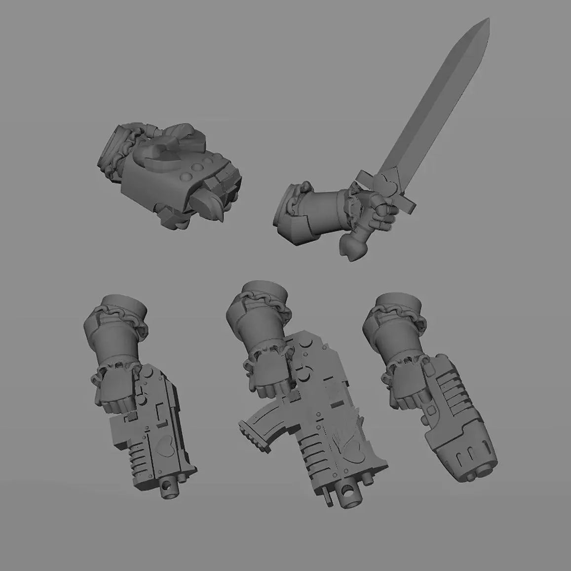 Maid Marines - Captain Tabletop Sci Fi Miniature Wargaming Proxy