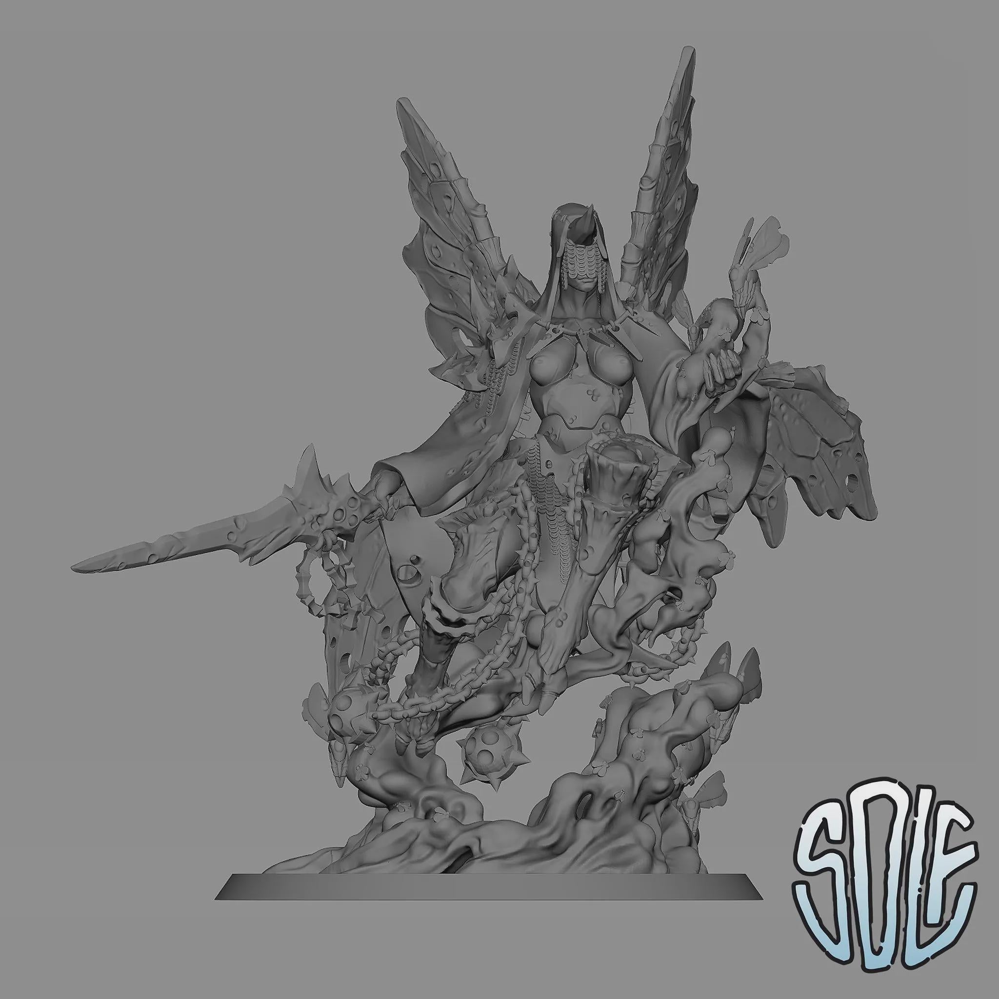 Princess Of Flies - Tabletop Sci Fi Fantasy Miniature Wargaming Proxy