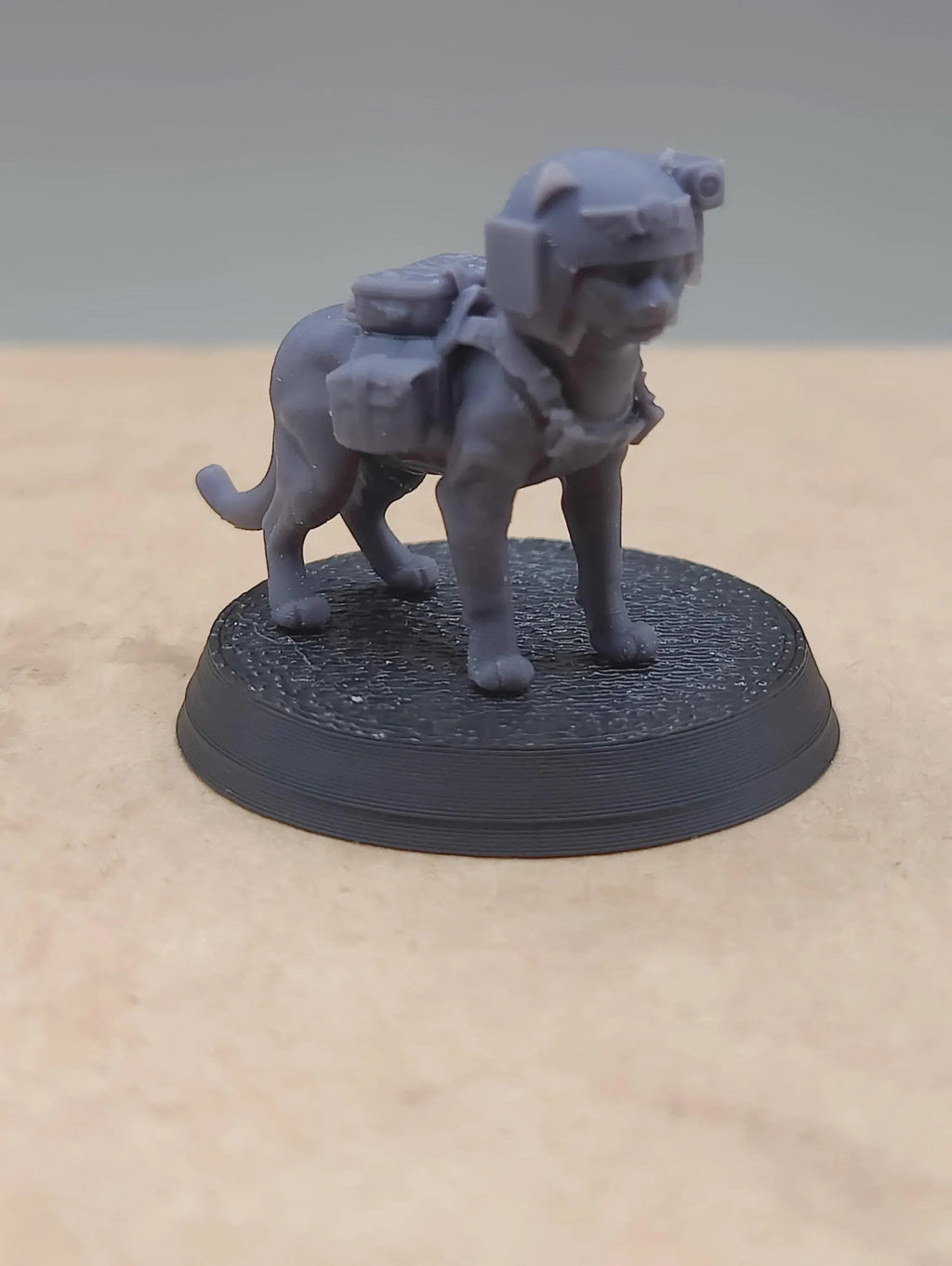 Grimdark Imperial Cat Model Gift Tabletop Sci Fi Model Proxy