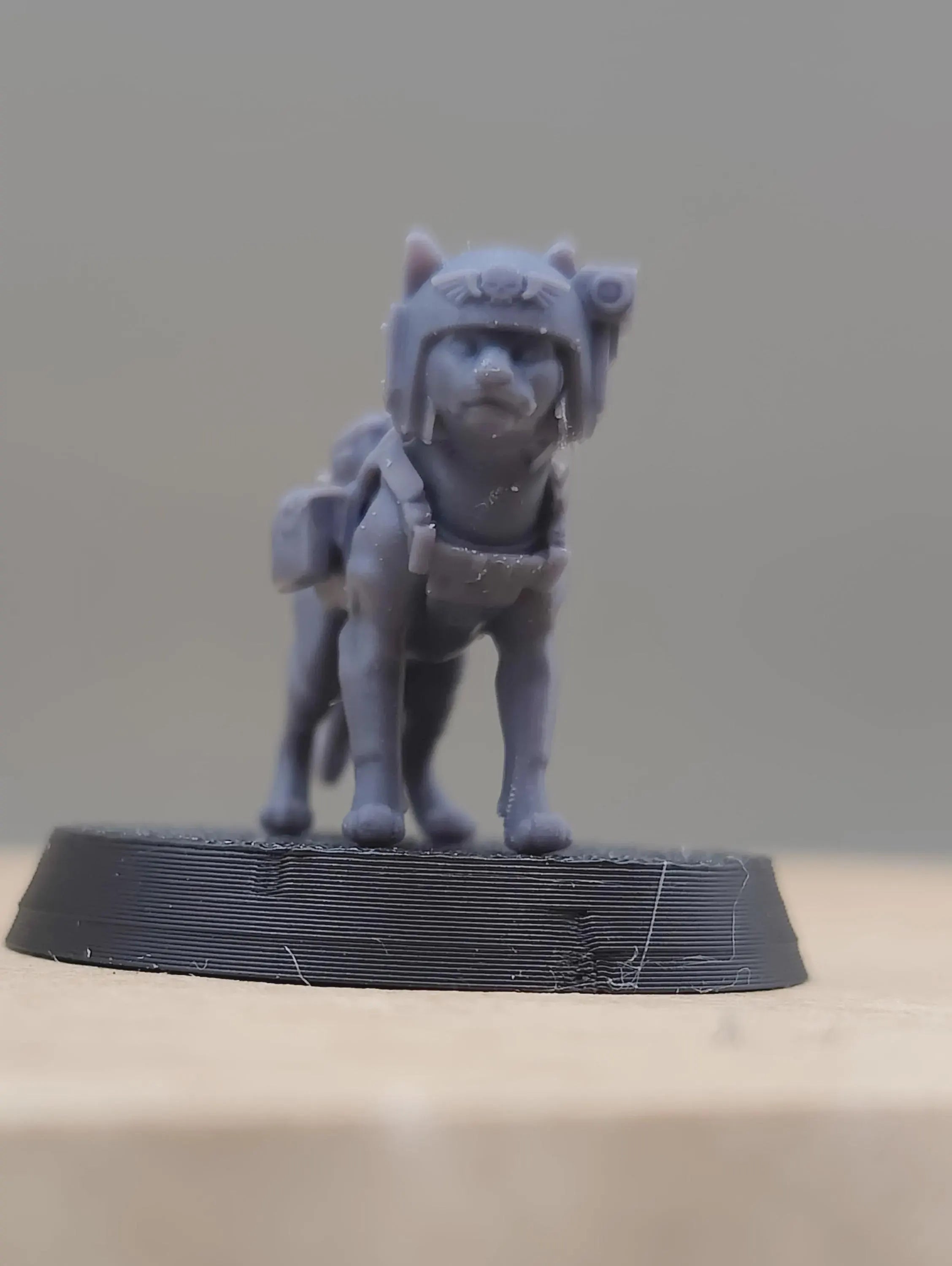 Grimdark Imperial Cat Model Gift Tabletop Sci Fi Model Proxy