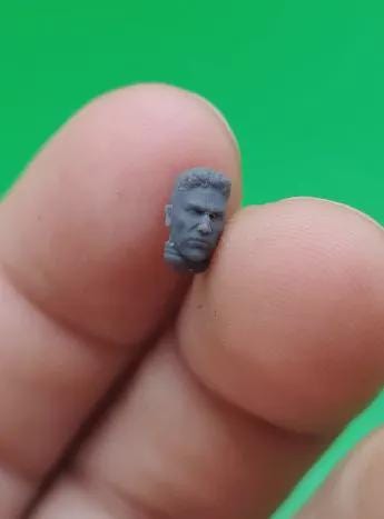 Celebrity Space Solider Heads Tabletop Sci Fi Miniature Wargaming Proxy