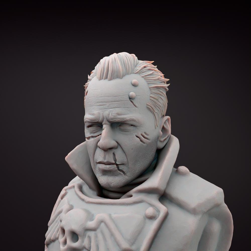 Celebrity Space Solider Heads Tabletop Sci Fi Miniature Wargaming Proxy