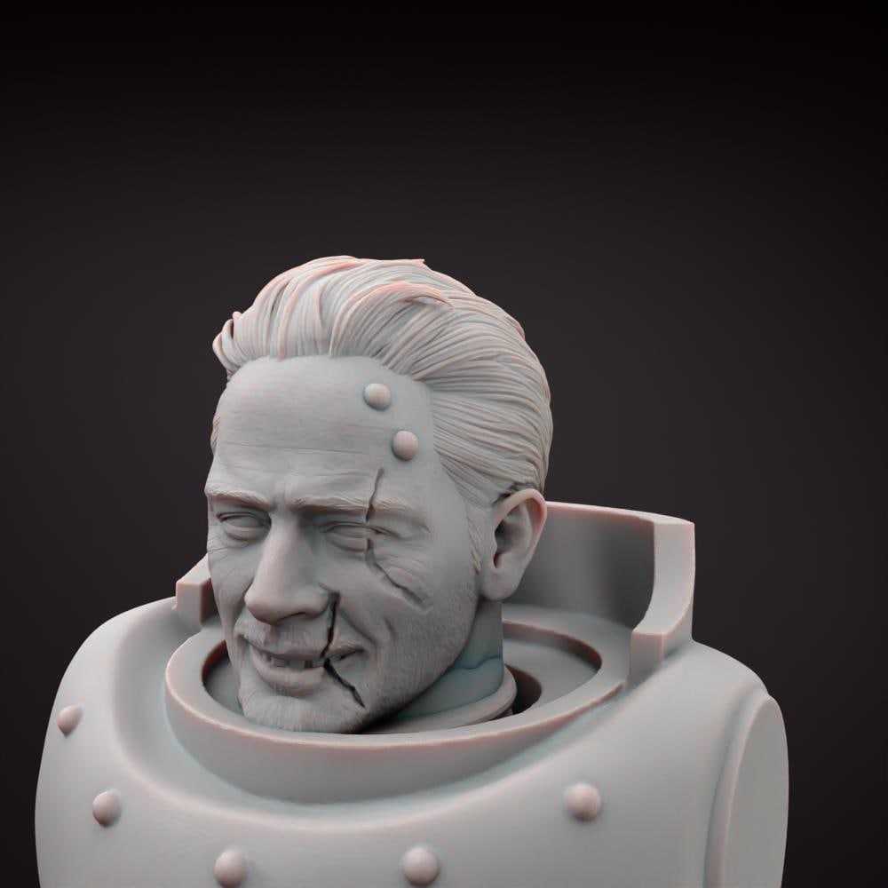 Celebrity Space Solider Heads Tabletop Sci Fi Miniature Wargaming Proxy