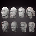 Celebrity Space Solider Heads Tabletop Sci Fi Miniature Wargaming Proxy