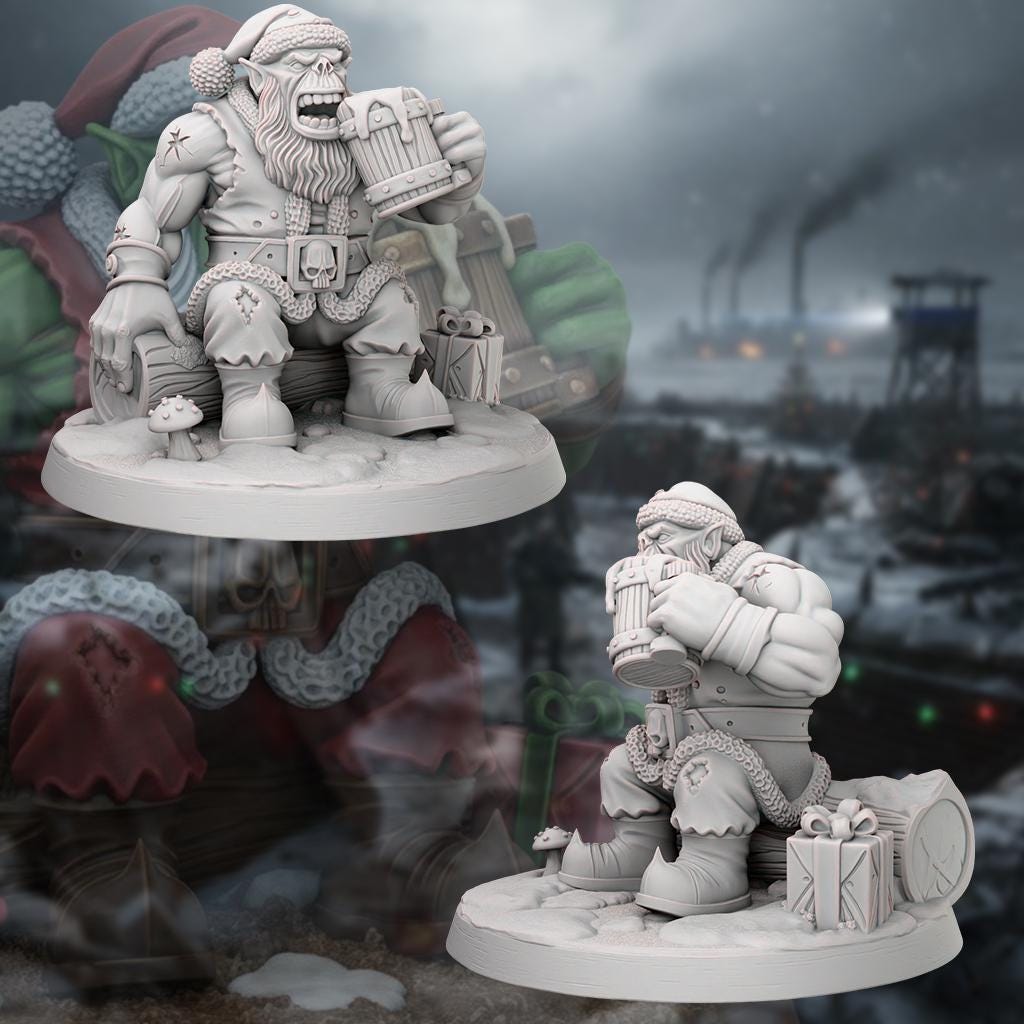 Ork Tabletop Sci Fi Marines Wargaming Proxy Xmas Gift