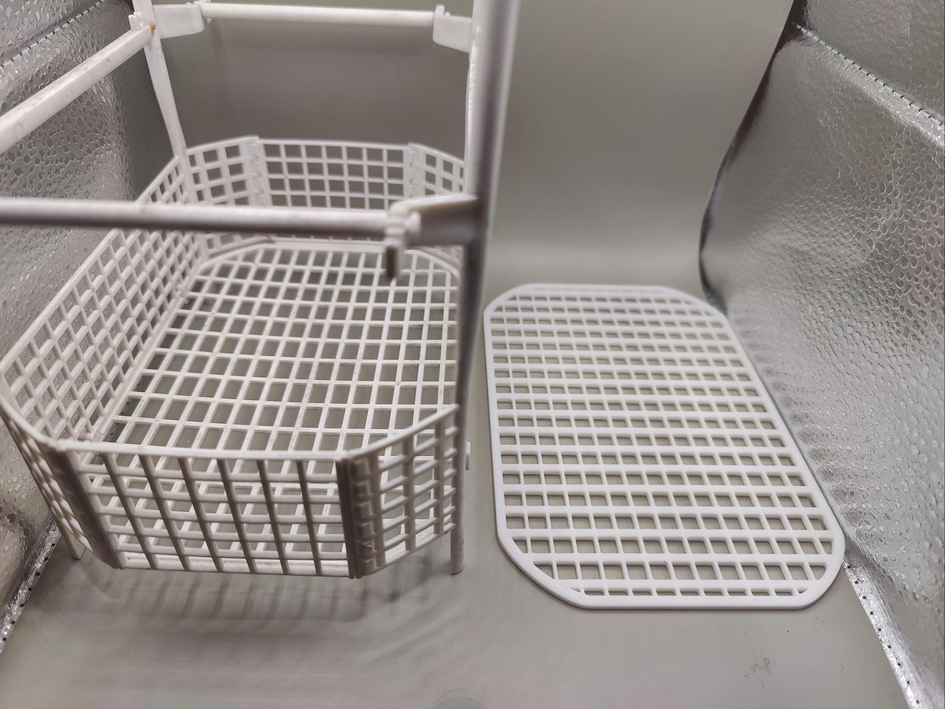 Anycubic Wash And Cure 3 Wash Basket Mesh 3D printed PLA resin accessories