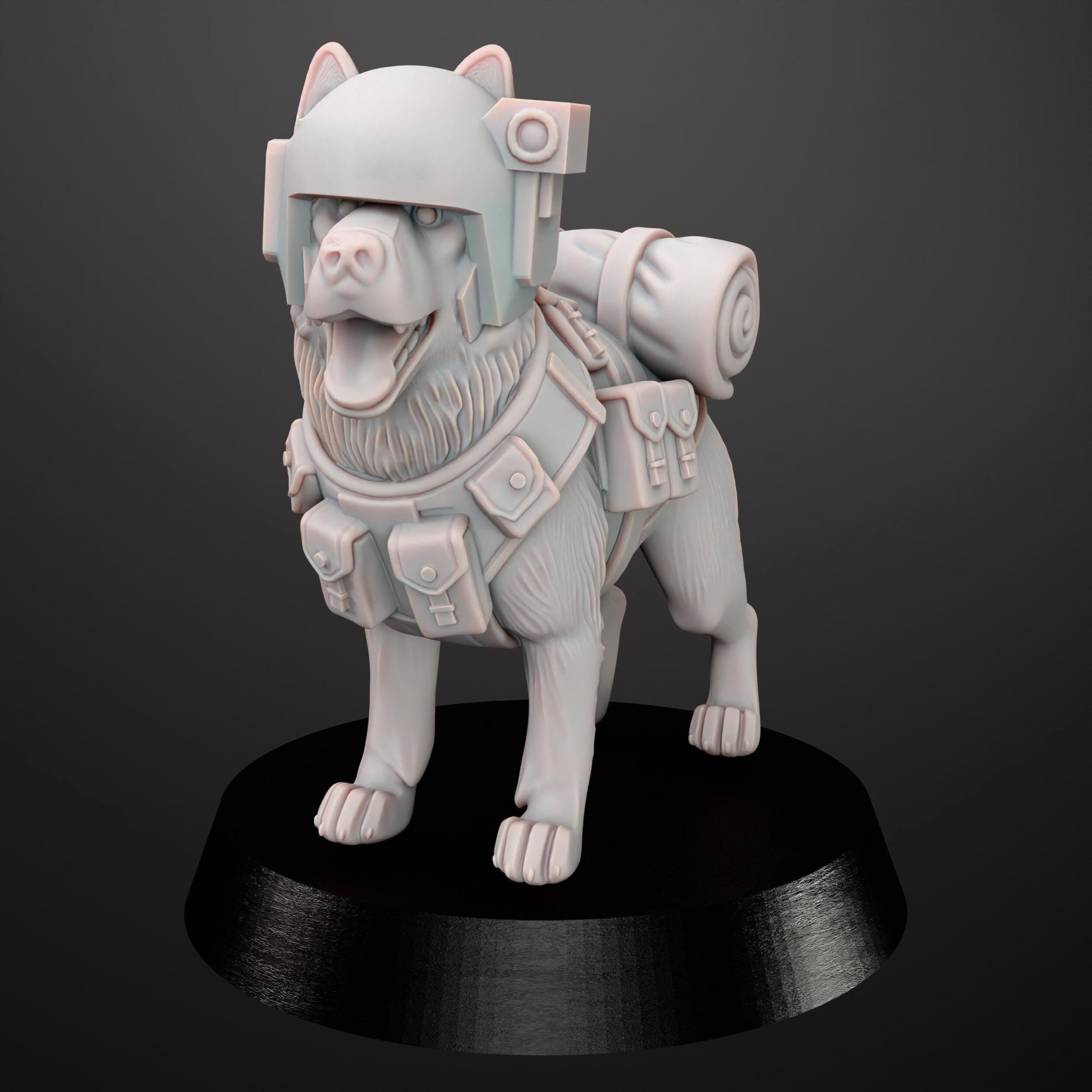 Grimdark Dog Guard Model Gift Tabletop Sci Fi Wargaming Proxy