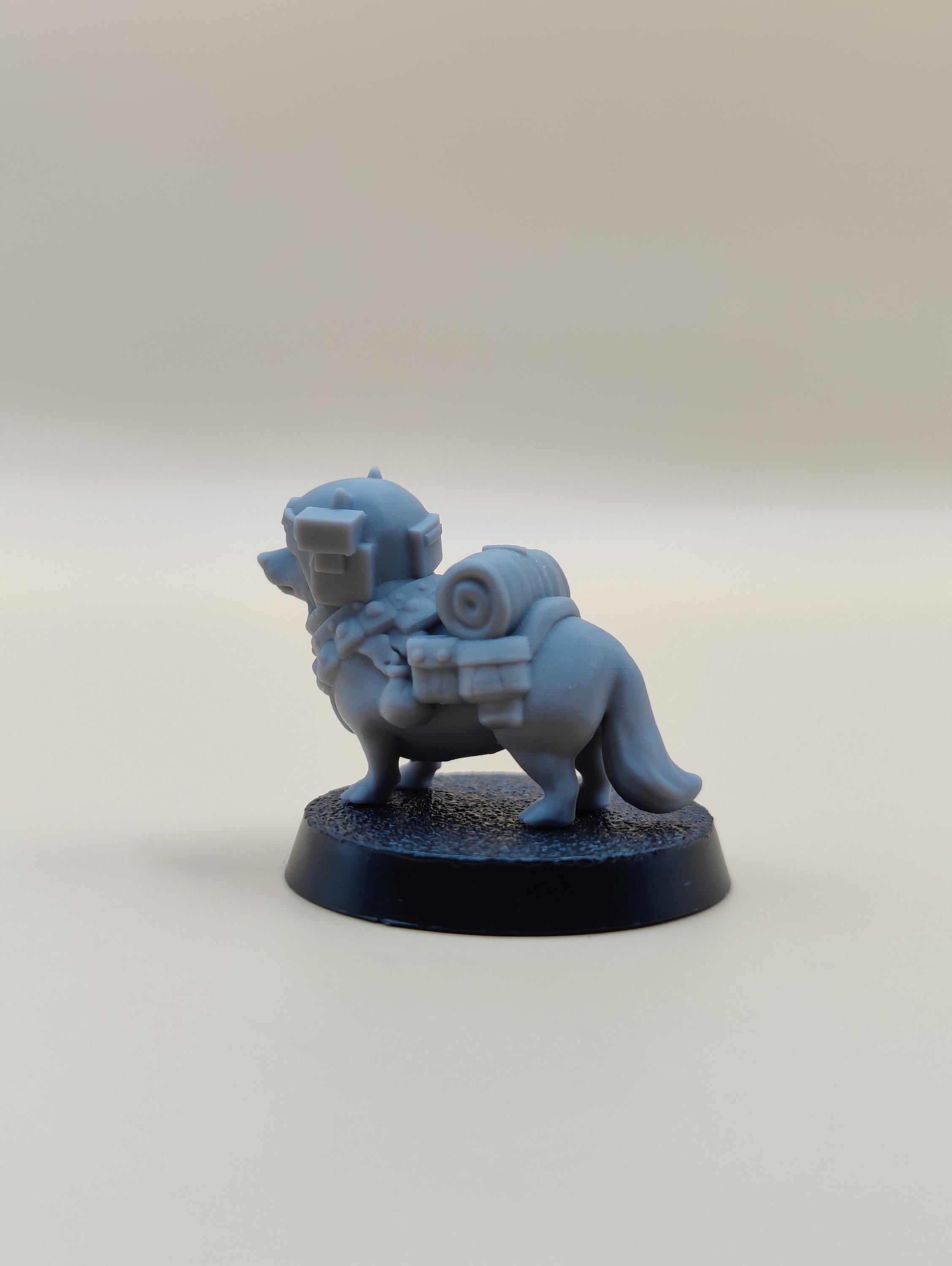 Grimdark Dog Guard Model Gift Tabletop Sci Fi Wargaming Proxy