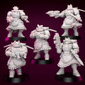 Cosmic Maids Scouts x5 | Grimdark Tabletop Sci Fi Miniature Wargaming Proxy Marines