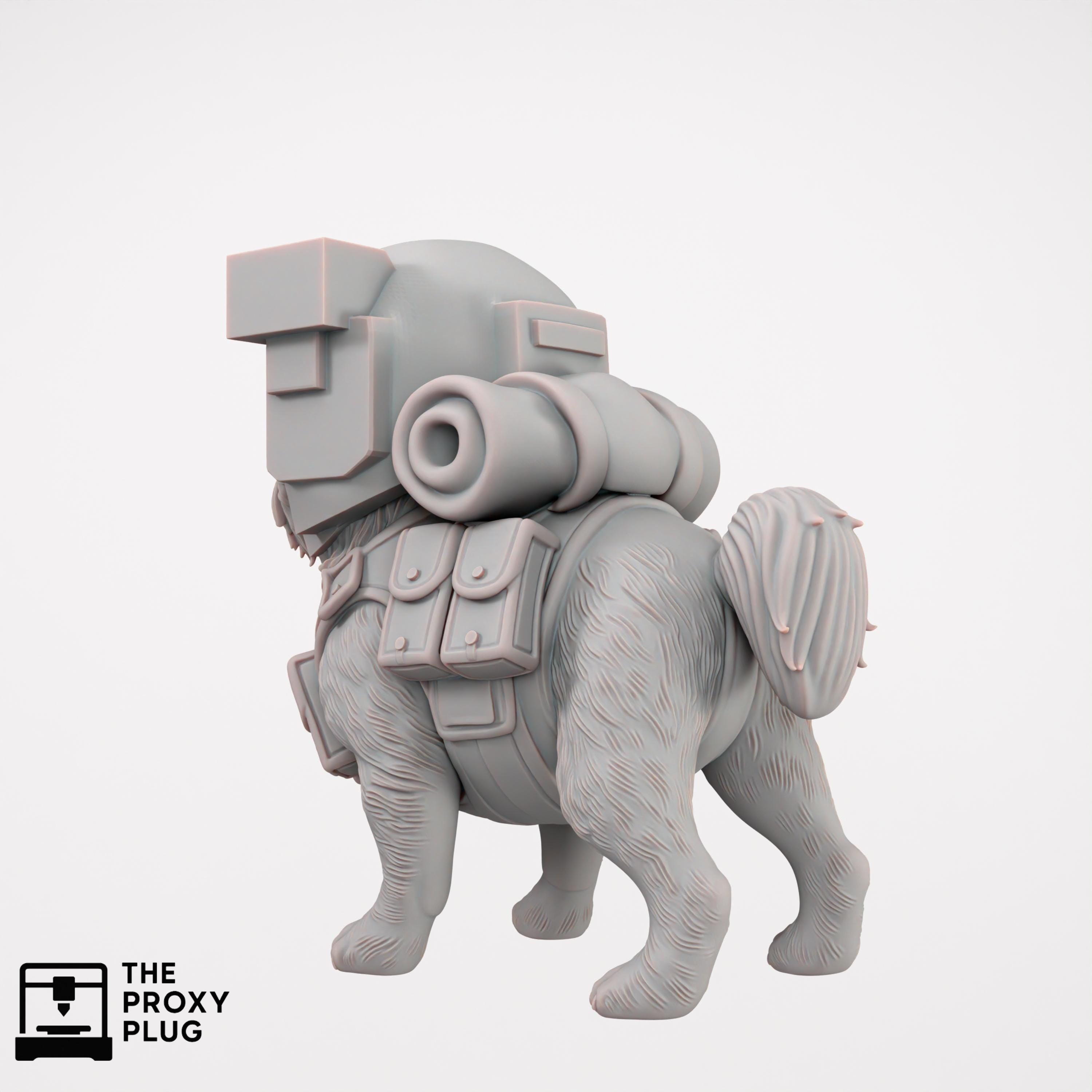 Grimdark Dog Guard Model Gift Tabletop Sci Fi Wargaming Proxy