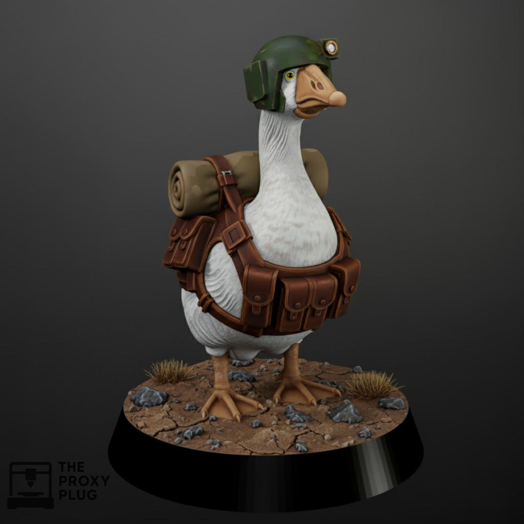 Grimdark Goose Guard Model Gift Tabletop Sci Fi Wargaming Proxy