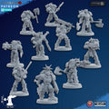 Traitor Militum Melee - Heretic Knights Tabletop Sci Fi Resin 3D Printed Models
