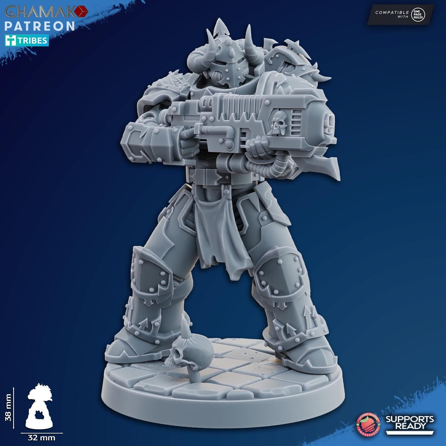 Traitor Militum Melee - Heretic Knights Tabletop Sci Fi Resin 3D Printed Models