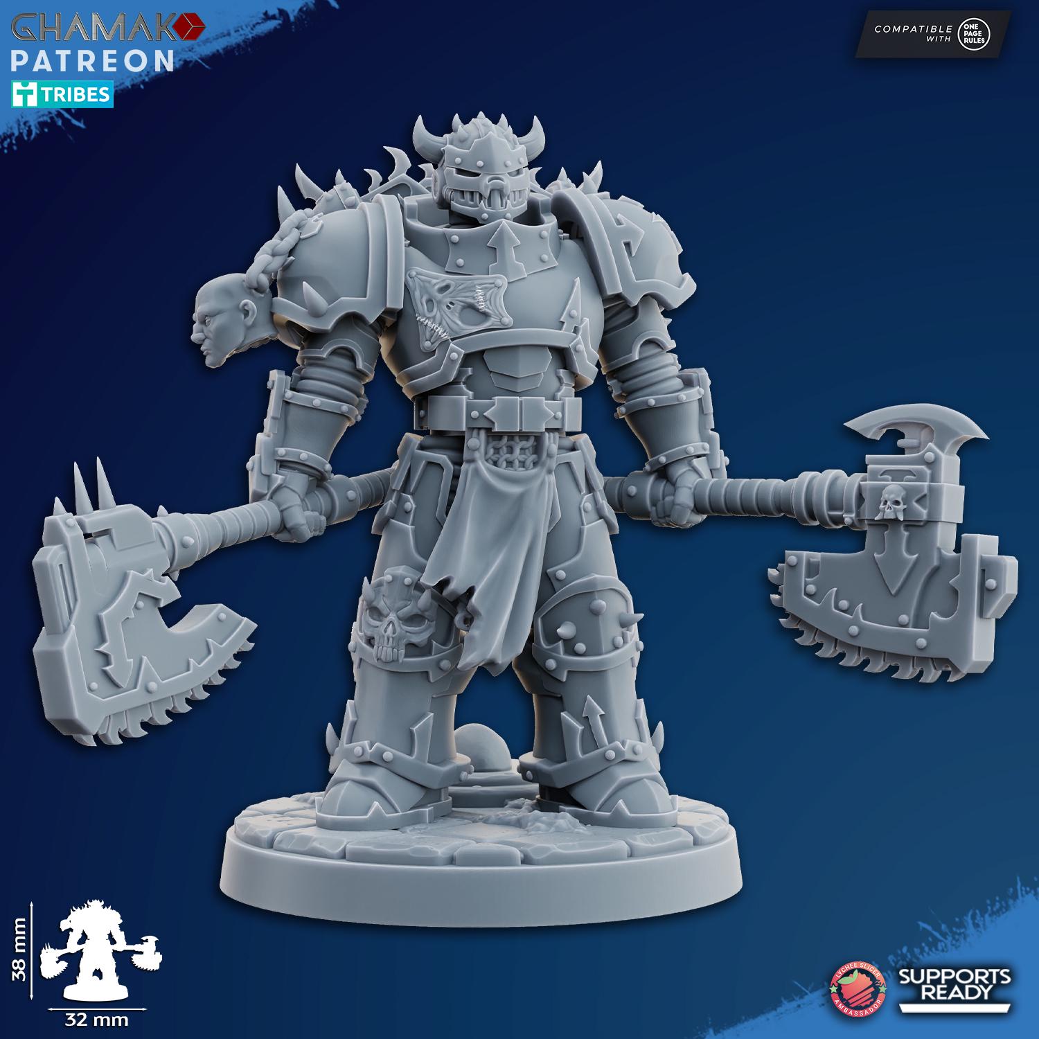 Traitor Militum Melee - Heretic Knights Tabletop Sci Fi Resin 3D Printed Models