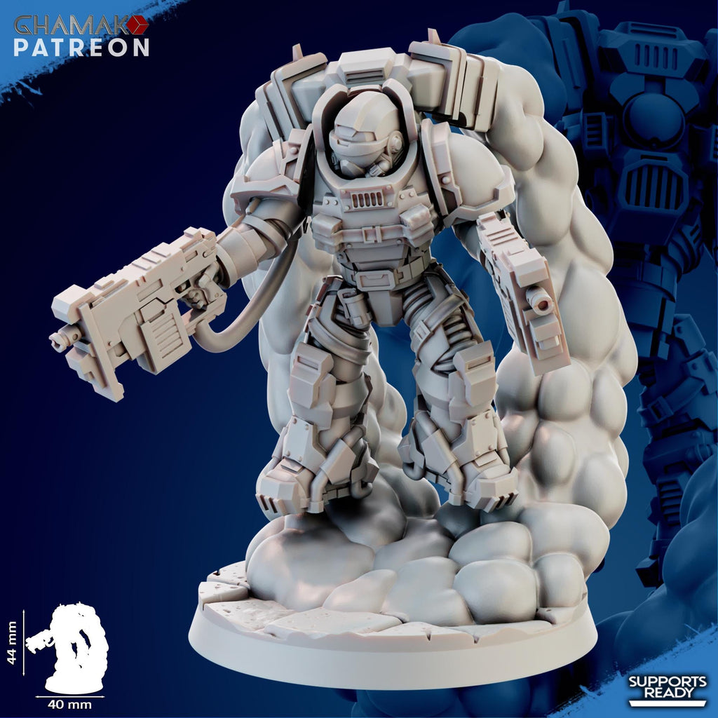 Thunder Strikers Bolter | Tabletop Proxy Marines Sci-Fi