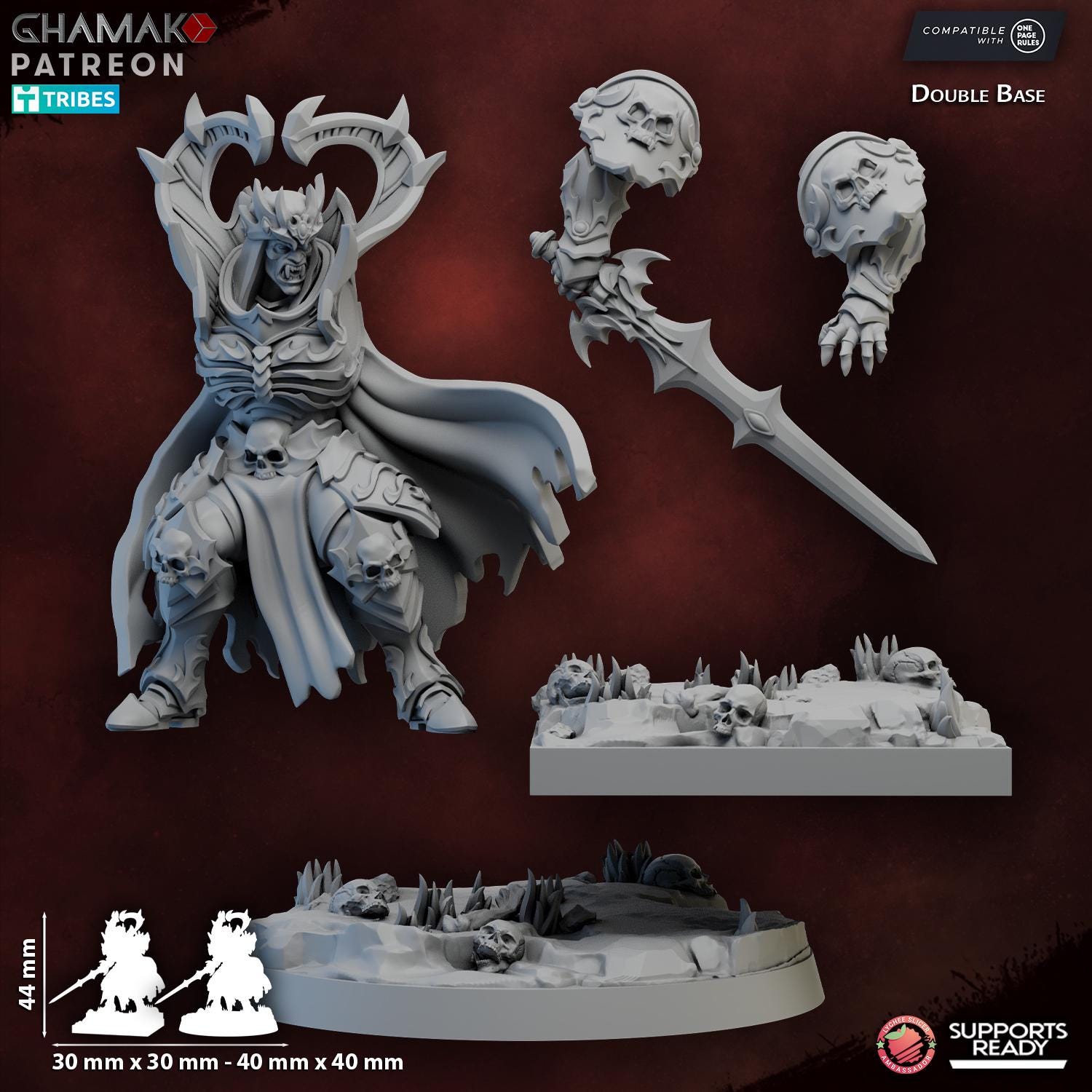 Azrakan The Ashen Aegis Samurai Miniature - Tabletop Sci Fi Fantasy Wargaming Proxy Japanese Samurai