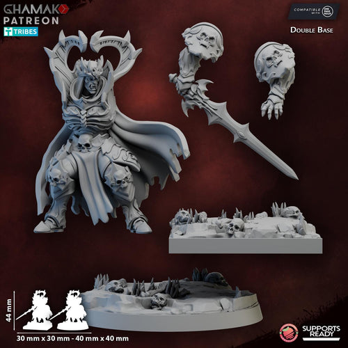 Azrakan The Ashen Aegis Samurai Miniature - Tabletop Sci Fi Fantasy Wargaming Proxy Japanese Samurai