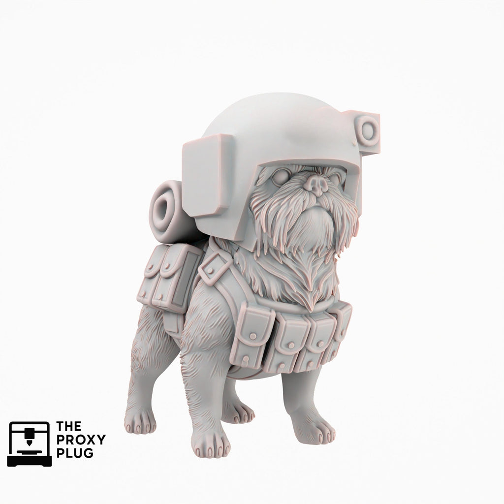 Grimdark Dog Guard Model Gift Tabletop Sci Fi Wargaming Proxy
