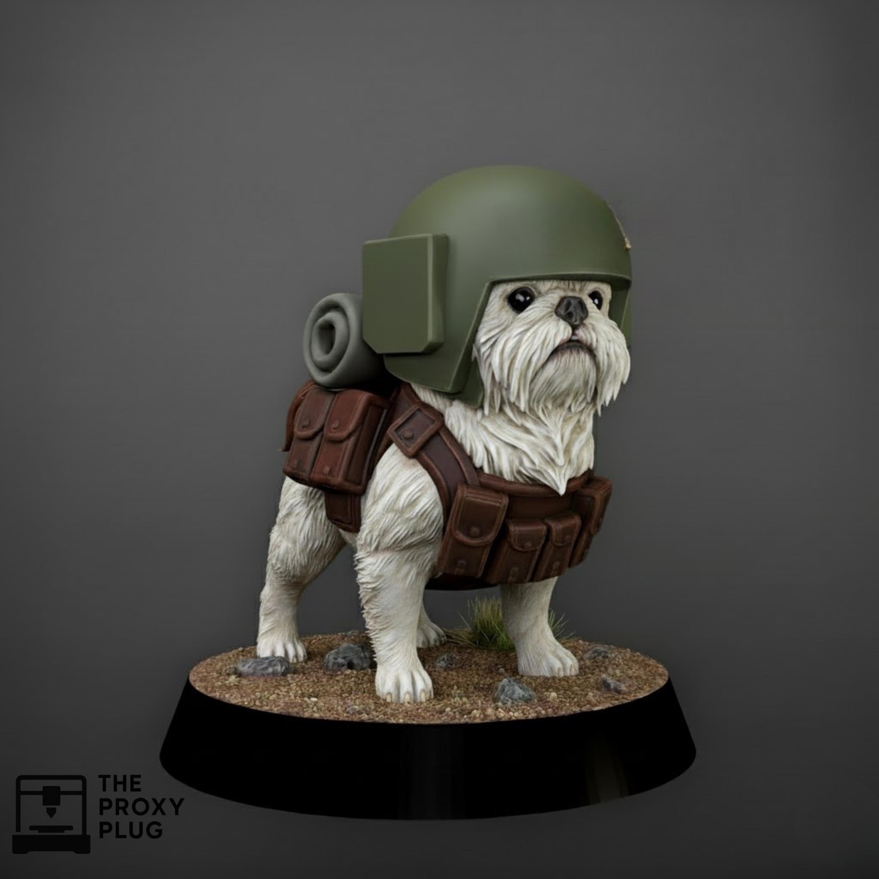 Grimdark Dog Guard Model Gift Tabletop Sci Fi Wargaming Proxy