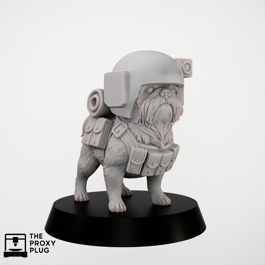 Grimdark Dog Guard Model Gift Tabletop Sci Fi Wargaming Proxy