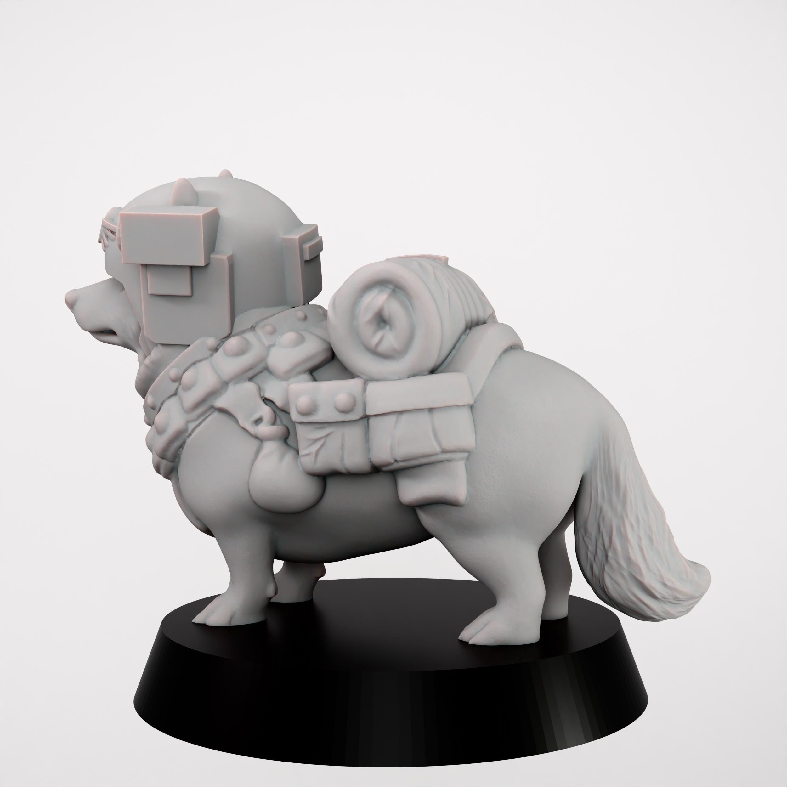 Grimdark Dog Guard Model Gift Tabletop Sci Fi Wargaming Proxy
