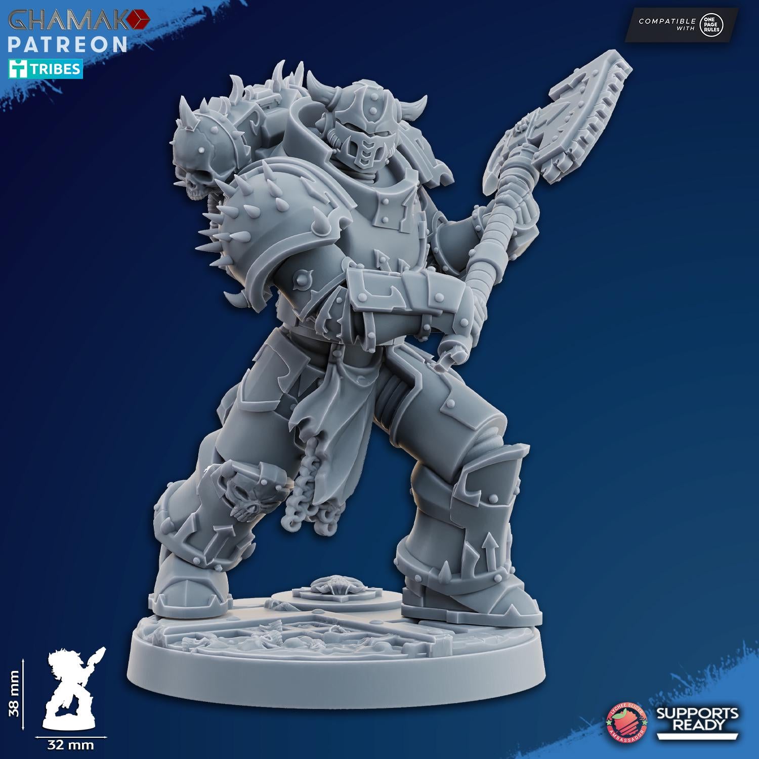 Traitor Militum Melee - Heretic Knights Tabletop Sci Fi Resin 3D Printed Models