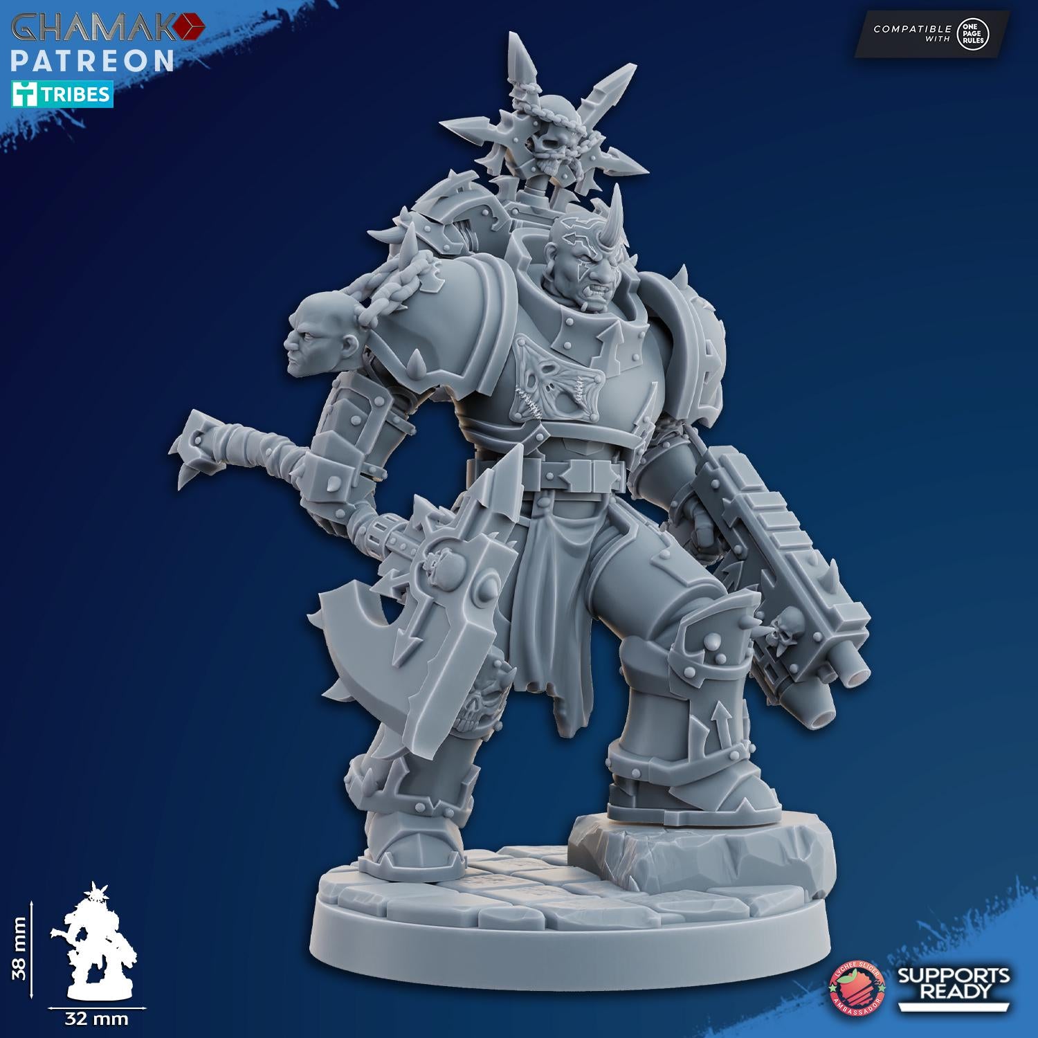 Traitor Militum Melee - Heretic Knights Tabletop Sci Fi Resin 3D Printed Models