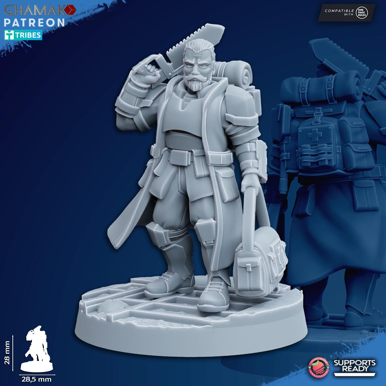 Freedom Guard Command Squad - 3D Resin Printed Miniatures Tabletop Sci Fi Imperial Proxy
