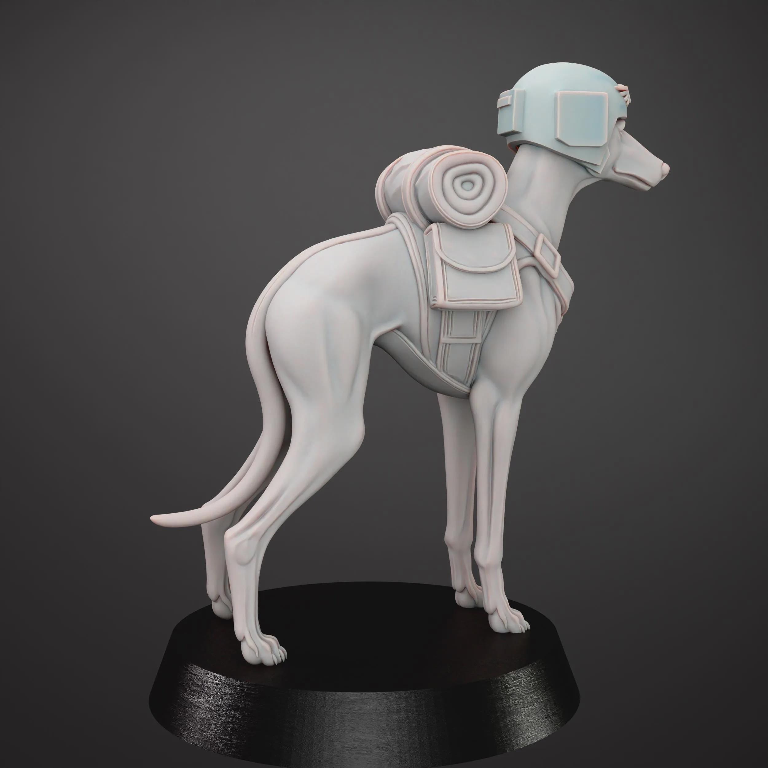 Grimdark Dog Guard Model Gift Tabletop Sci Fi Wargaming Proxy